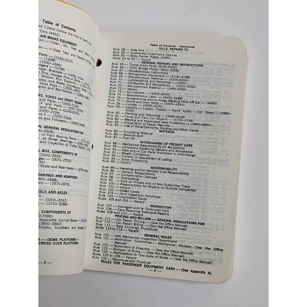 VTG 1979 AAR Field Manual Interchange Rules Railroad Mechanical Operations Book‎